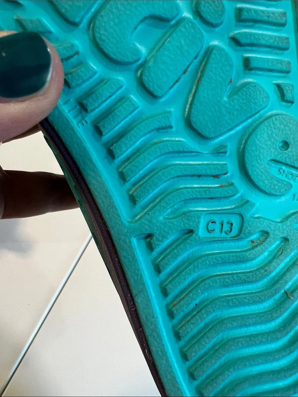 Native - Kids Slip-On Water Shoes in Teal and Purple, 13